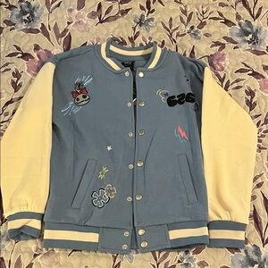 NWT Medium Disney Stitch Varsity Jacket